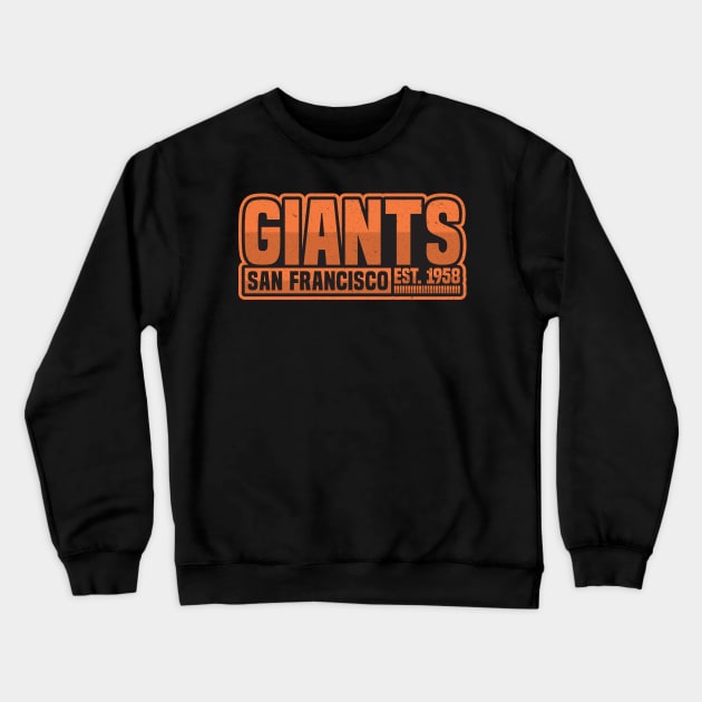 San Francisco Giants 01 Crewneck Sweatshirt by yasminkul